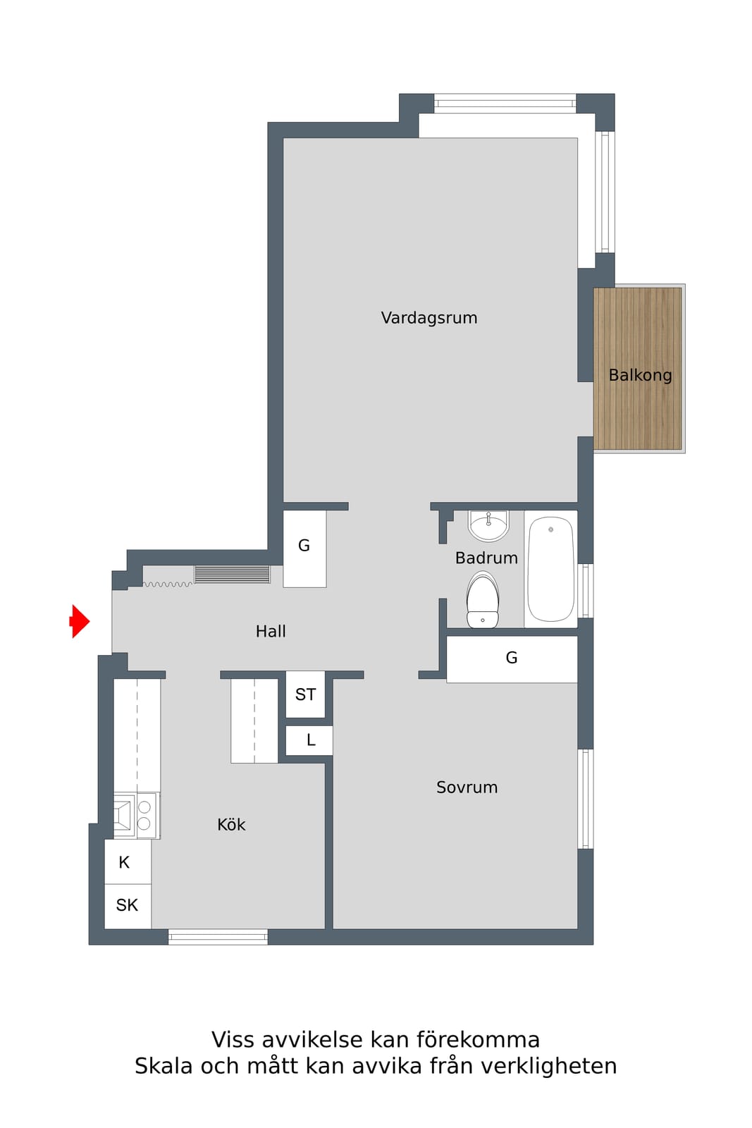 2 rok · 52 m² i Finspång – bild 7