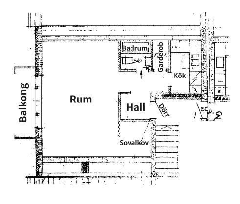 Lägenhet, 2 rooms, 42 sqm, Göteborg