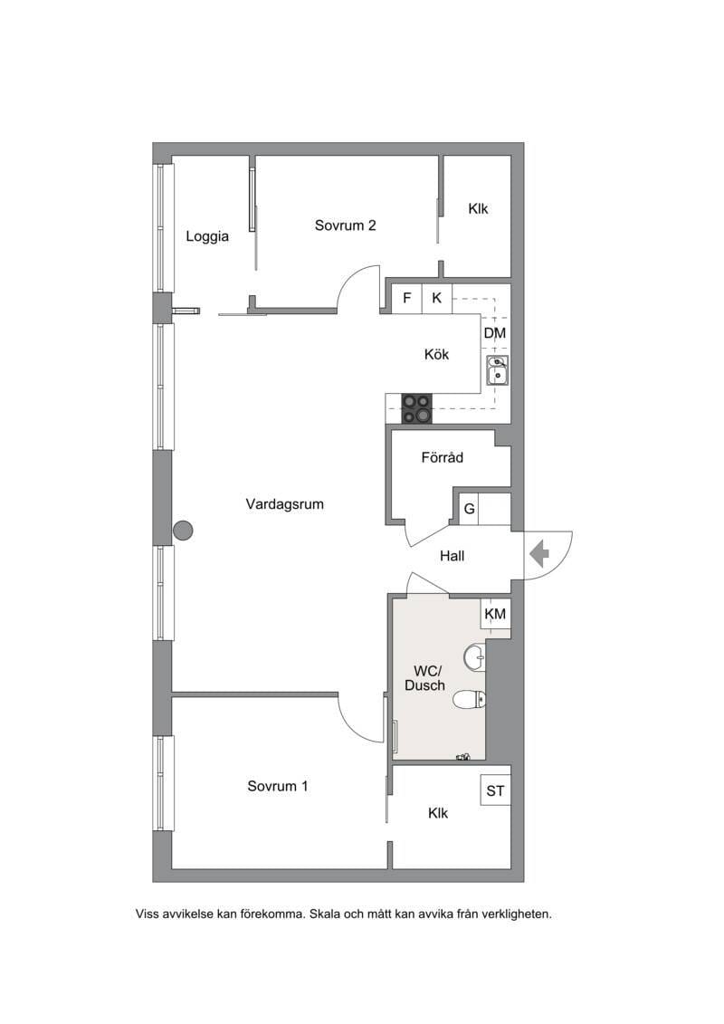 3 rok · 84 m² i Växjö – bild 2