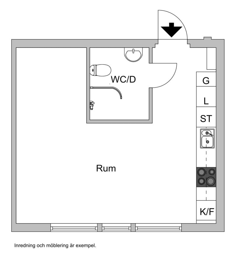 1 rok · 28 m² i Halmstad – bild 4