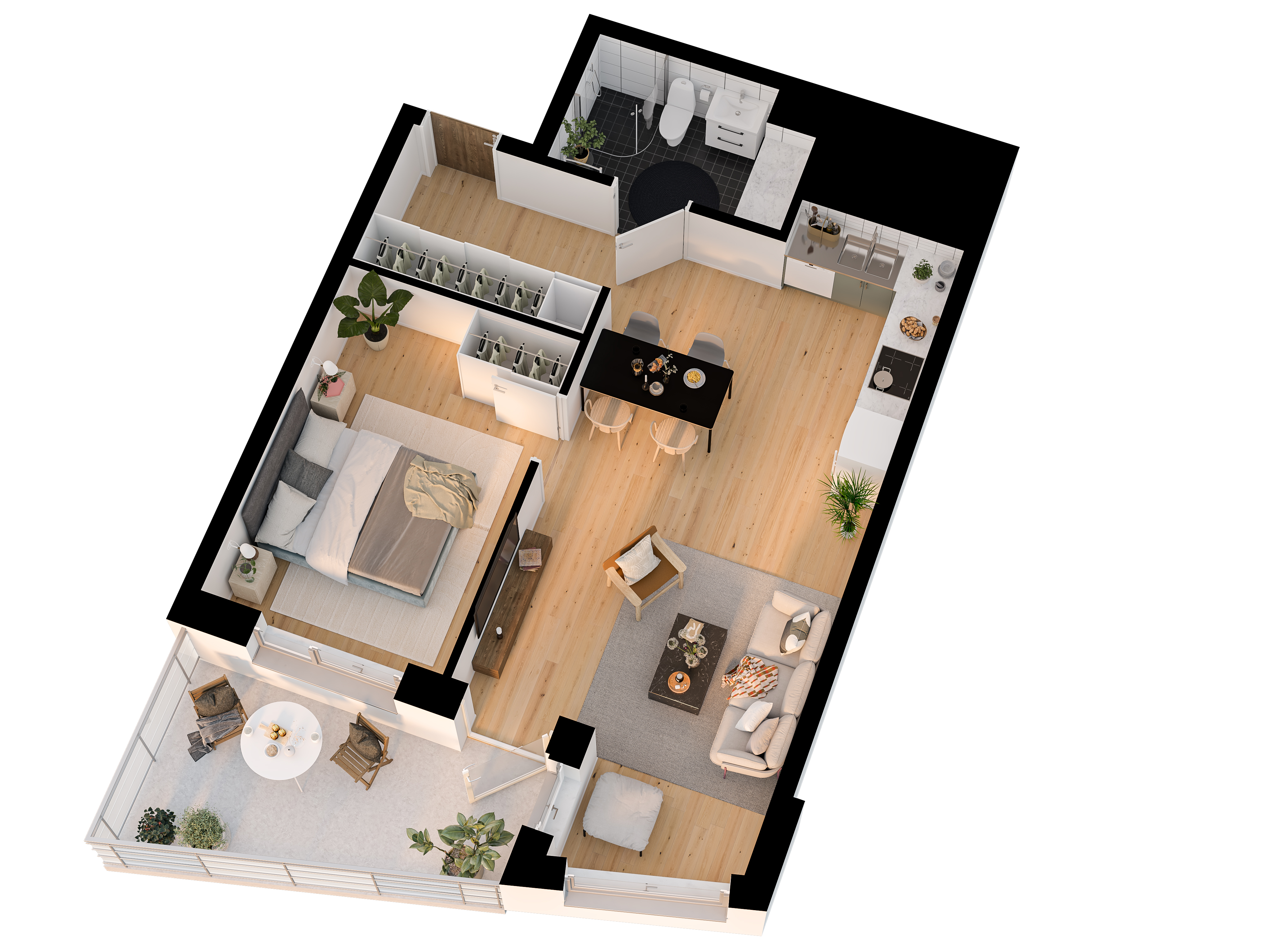 Lägenhet, 2 rooms, 55 sqm, Kristianstad – bild 12