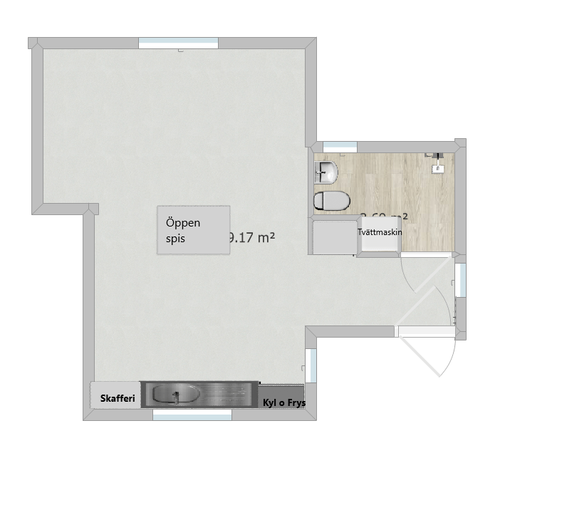 1 rok · 35 m² i Rönninge – bild 2