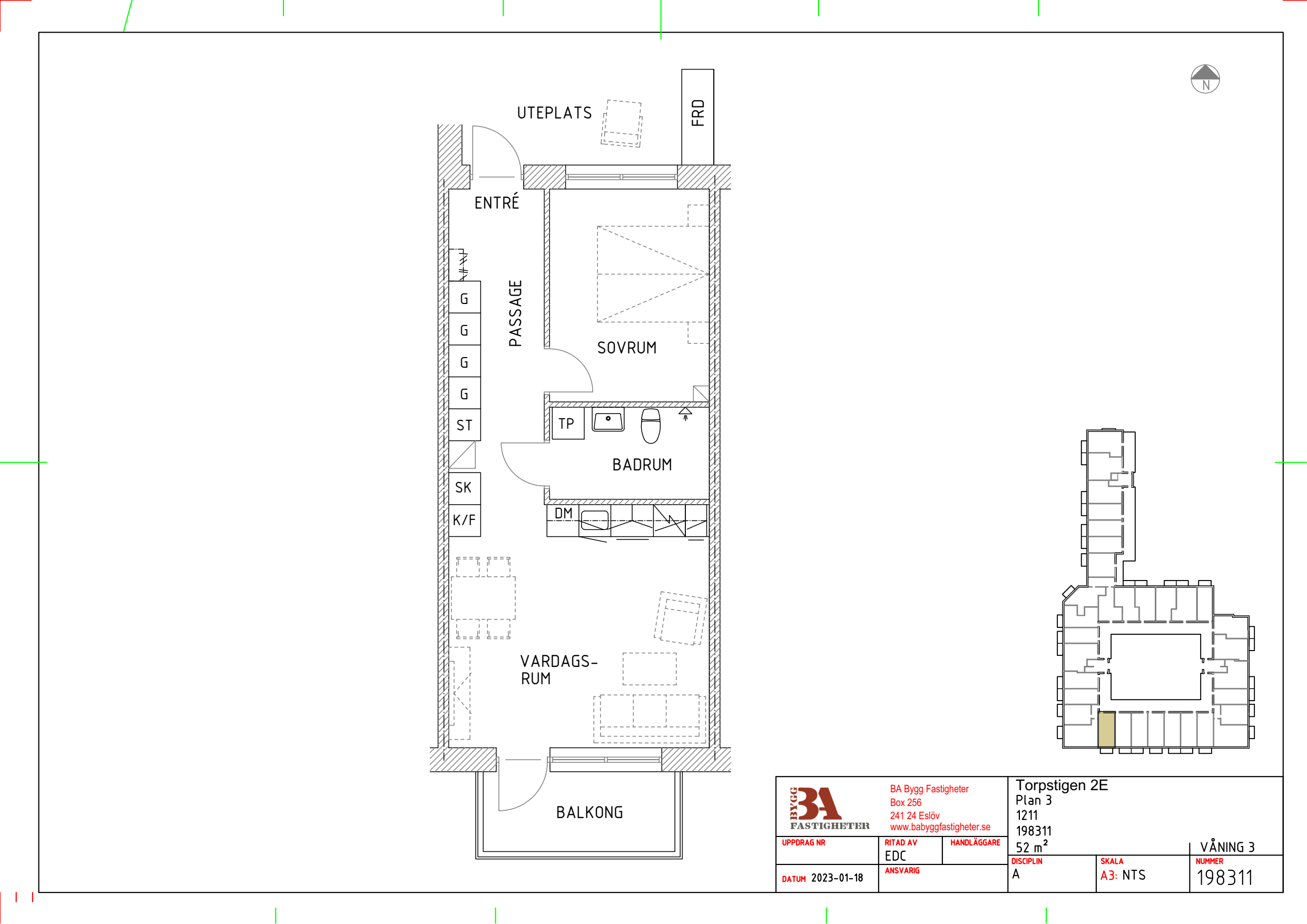2 rok · 52 m² i Eslöv – bild 8