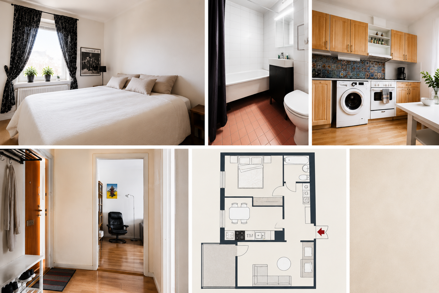 Lägenhet, 1 rooms, 20 sqm, Kungsängen – Kungsängen