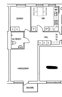 2 rok · 55 m² i Hässleholm – bild 9