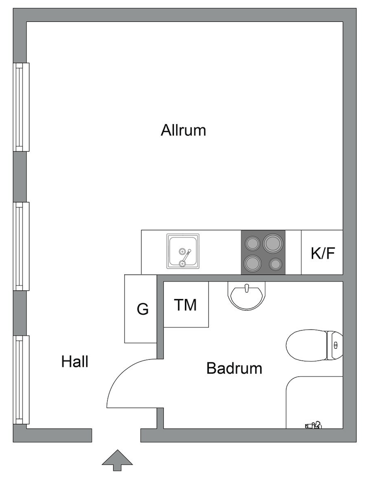 1 rok · 23 m² i Bromma – bild 9