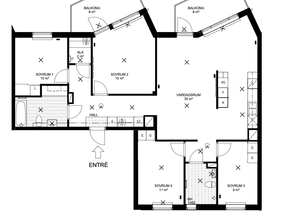 3 rok · 100 m² i Solna – bild 9