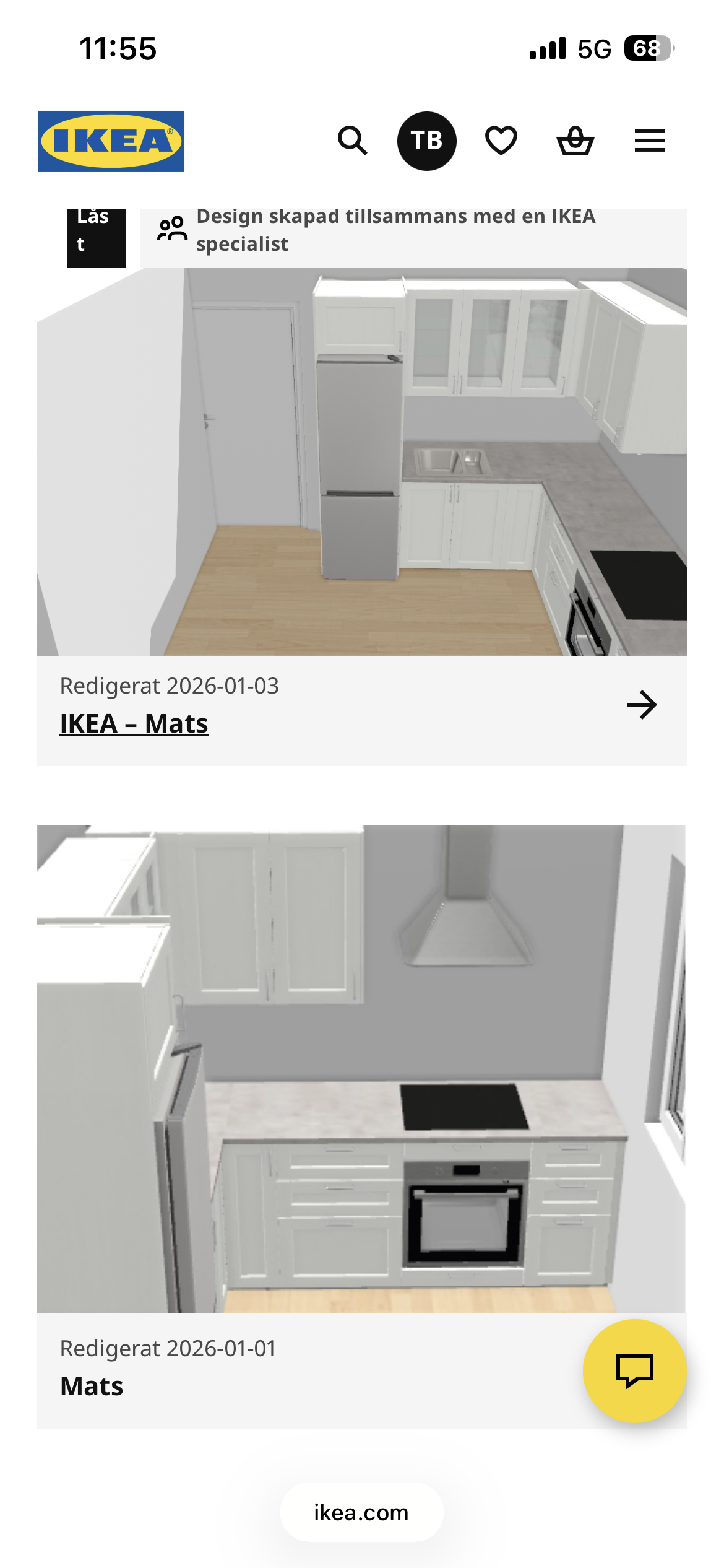 Lägenhet, 2 rooms, 55 sqm, Osby – Osby
