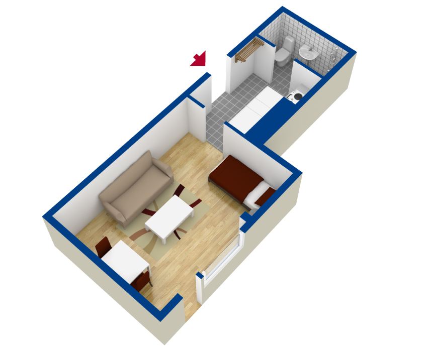 Lägenhet, 1 rooms, 31 sqm, Eskilstuna – bild 5
