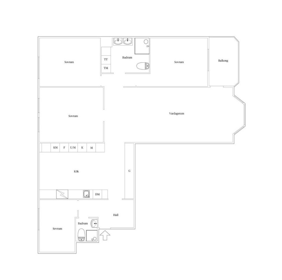 Lägenhet, 5 rooms, 131 sqm, Malmö – bild 2