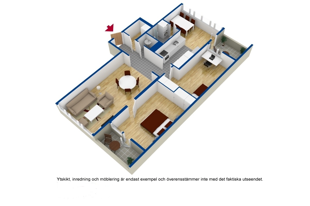 Lägenhet, 3 rooms, 86 sqm, Västerås – bild 2