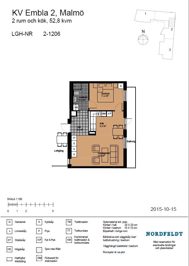 2 rok · 52 m² i Malmö – bild 3