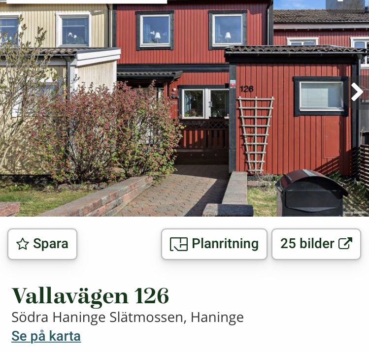 Radhus, 4 rooms, 130 sqm, Västerhaninge