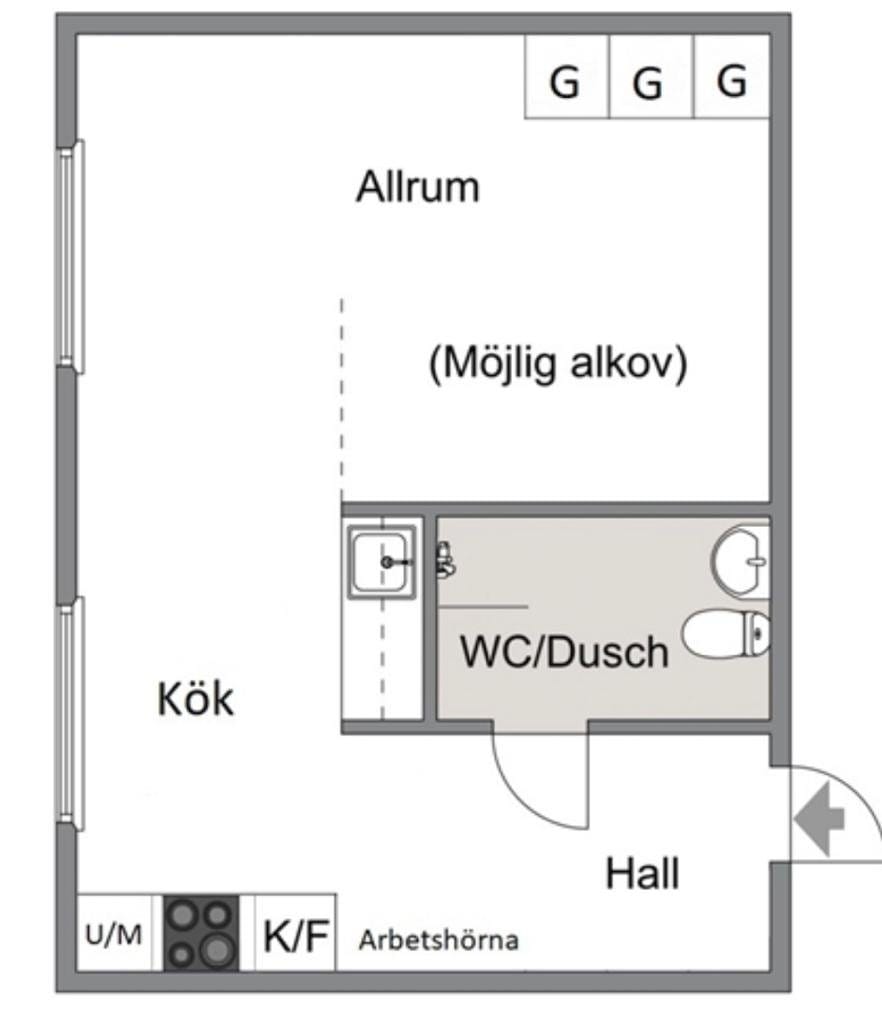 1 rok · 25 m² i Järfälla – bild 2