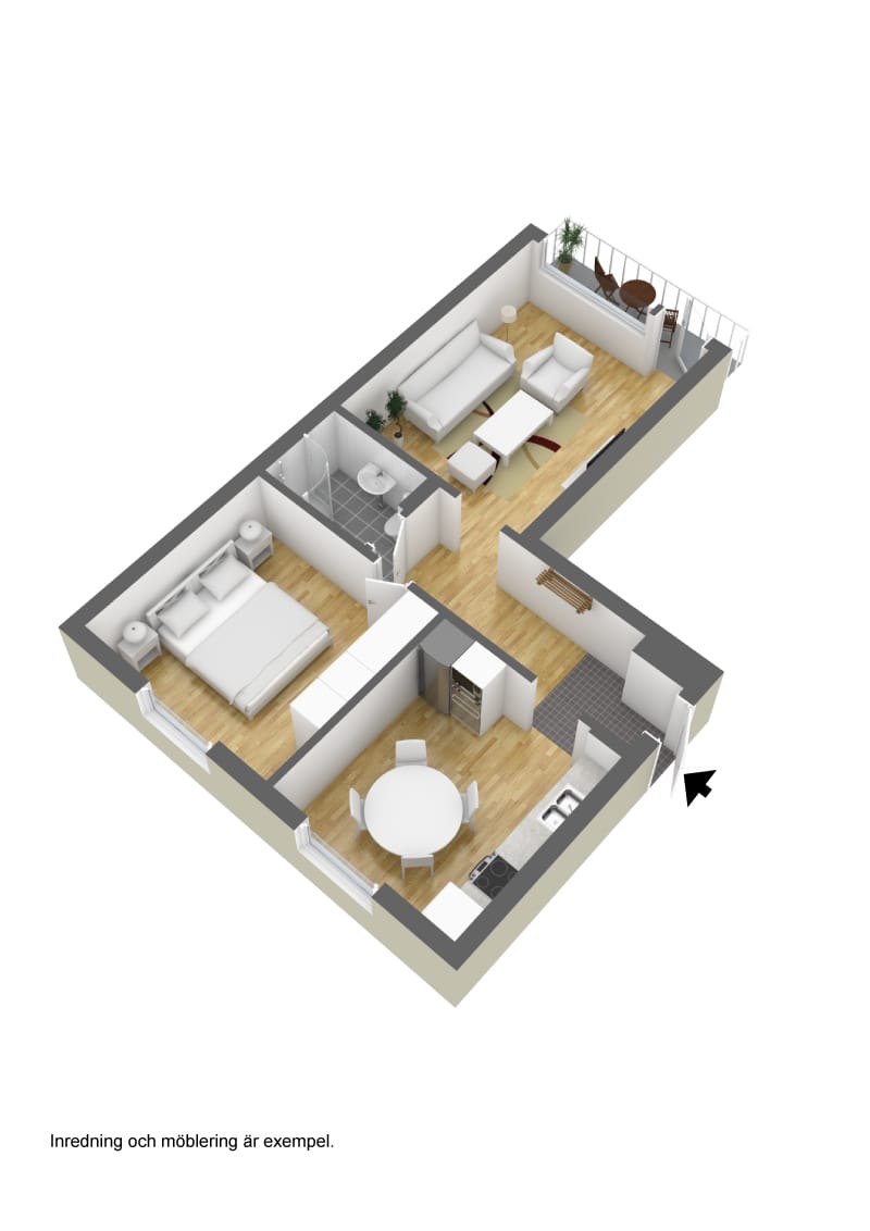 2 rok · 62 m² i Borås – bild 3