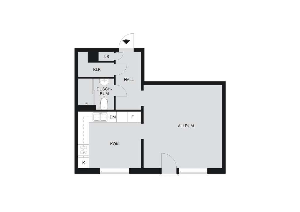 1 rok · 47 m² i Norrköping – Norrköping