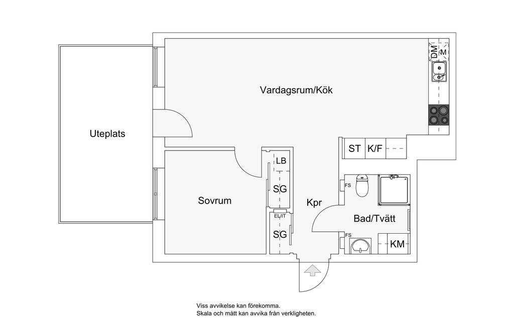 Lägenhet, 2 rooms, 47 sqm, Hägersten – bild 13