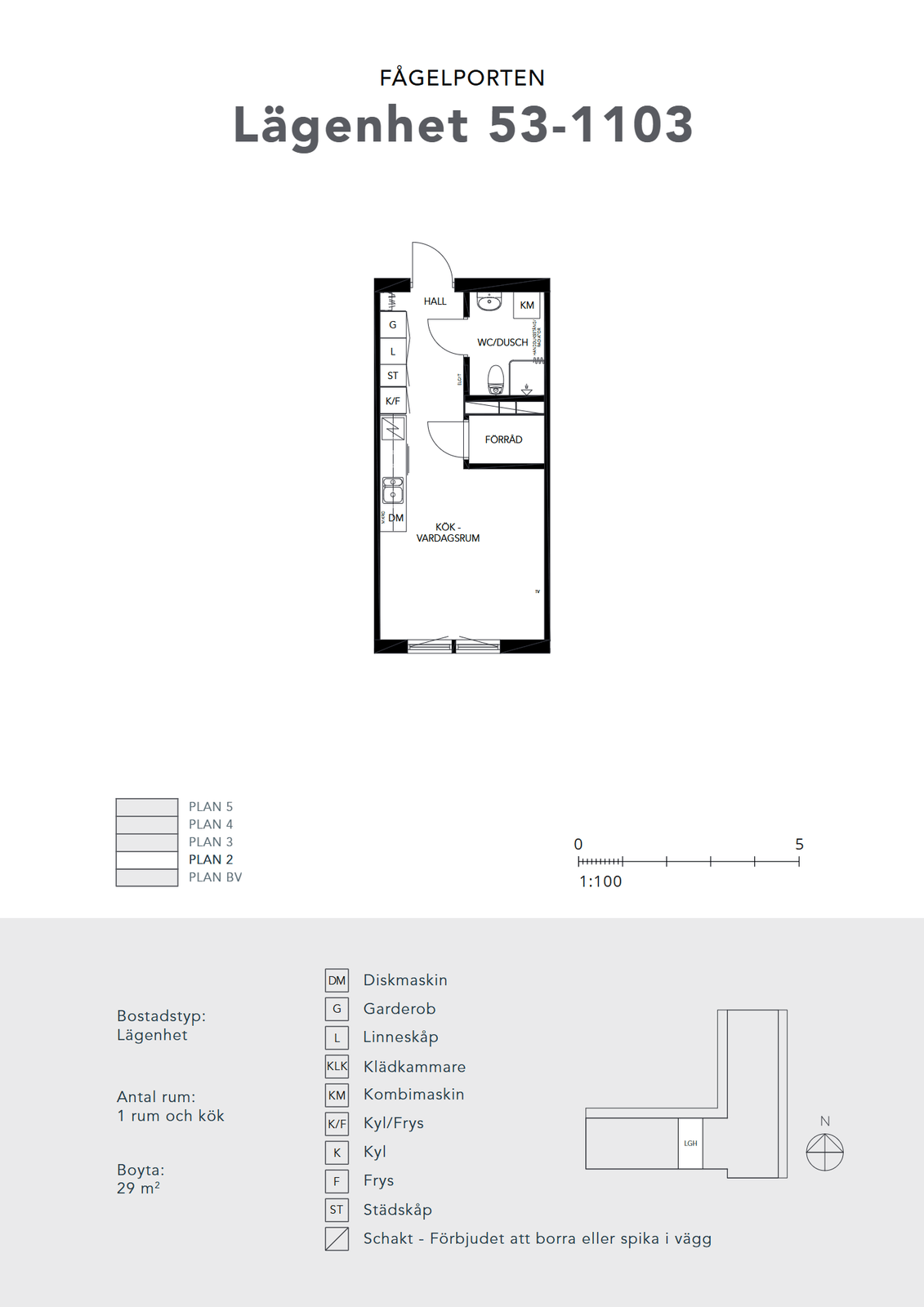 1 rok · 29 m² i Nyköping sverige – bild 9