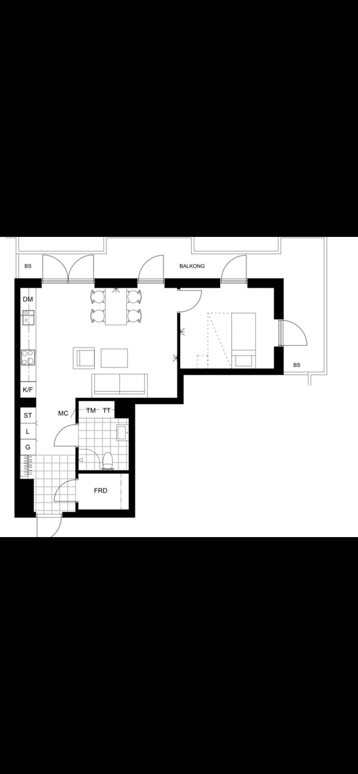 Lägenhet, 2 rooms, 60 sqm, Stockholm