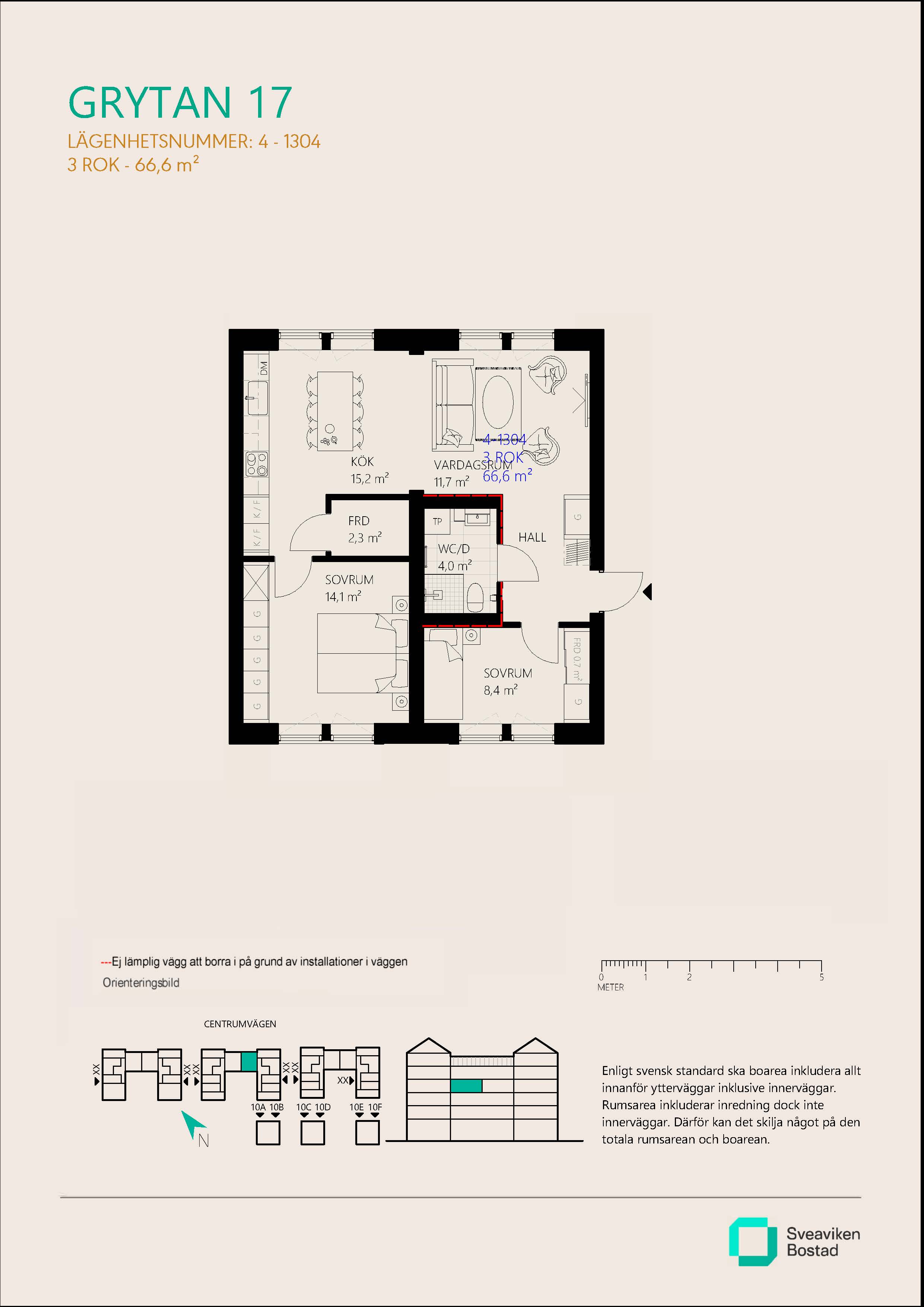 Lägenhet, 3 rooms, 66 sqm, Nykvarn – bild 10