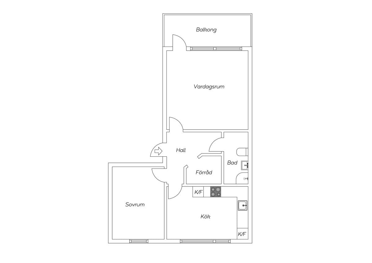 2 rok · 62 m² i Södertälje – bild 13