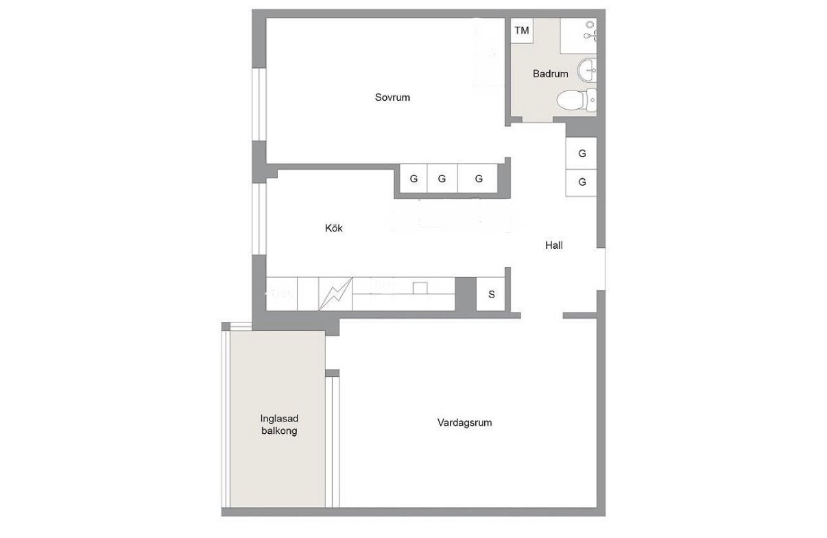 2 rok · 54 m² i Skövde – bild 2
