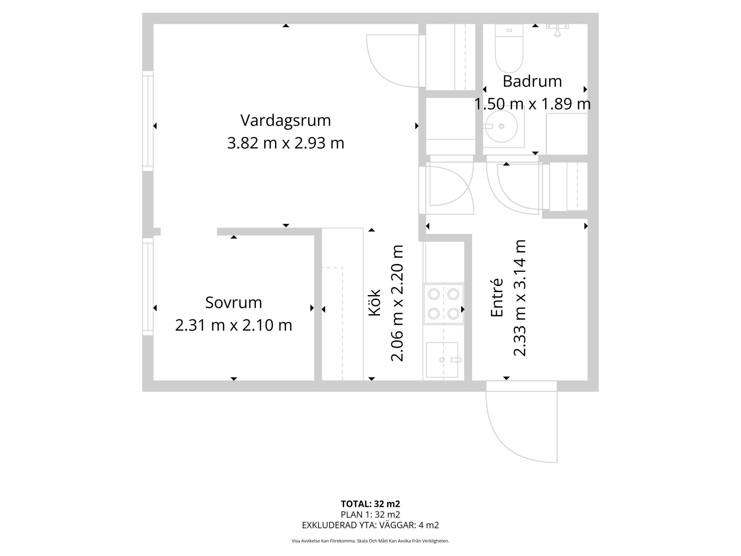 Lägenhet, 2 rooms, 34 sqm, Uddevalla – bild 13