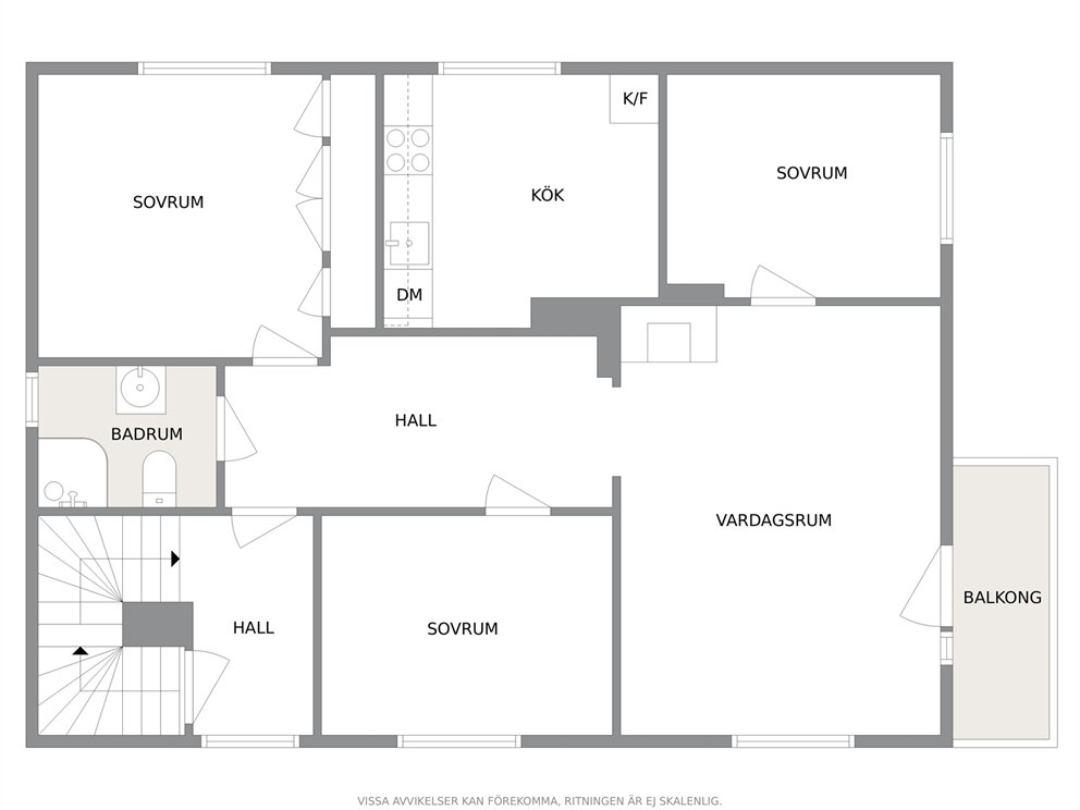Lägenhet, 4 rooms, 85 sqm, Limmared – Limmared