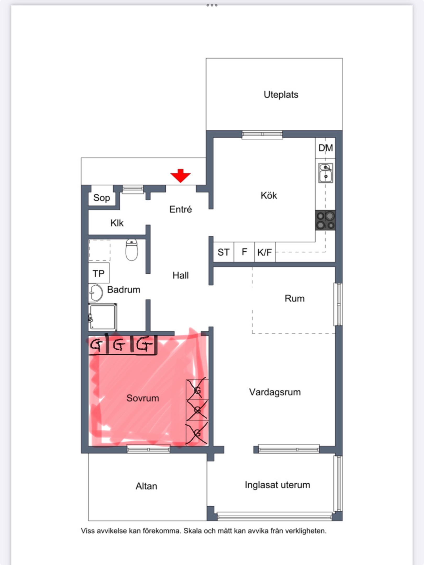 Lägenhet, 1 rooms, 12 sqm, Umeå
