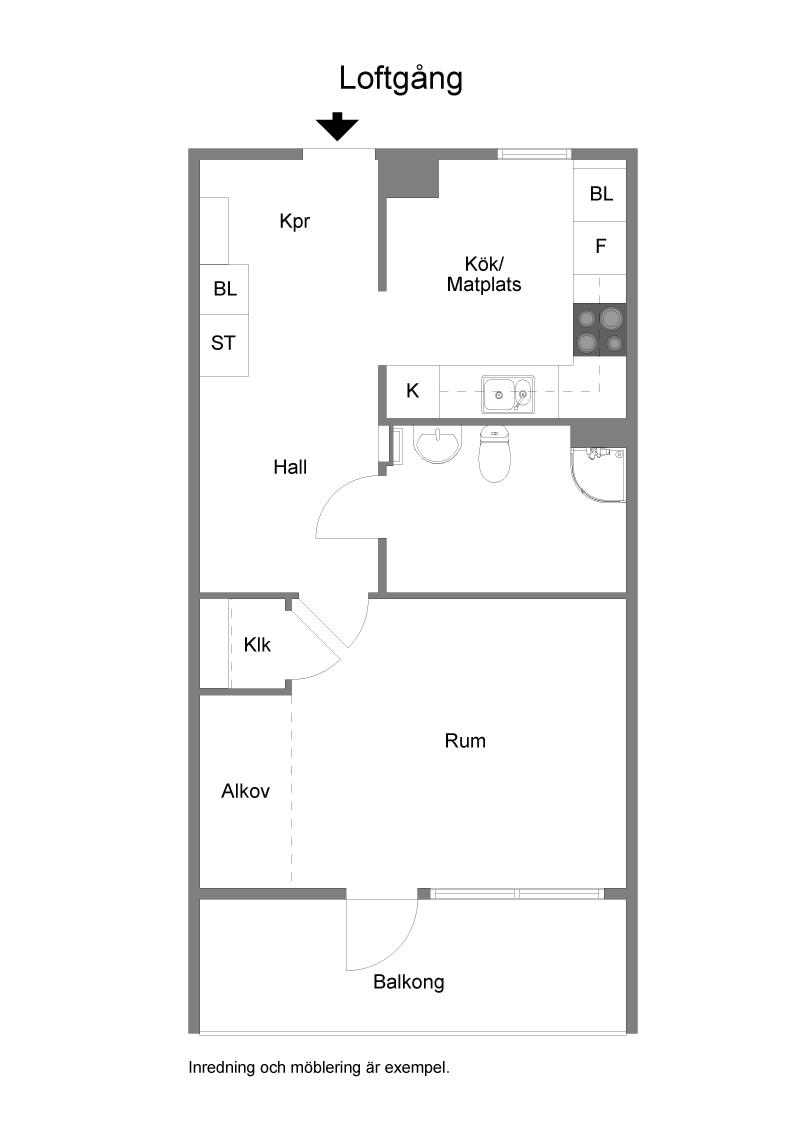 Lägenhet, 1 rooms, 52 sqm, Karlstad – bild 8
