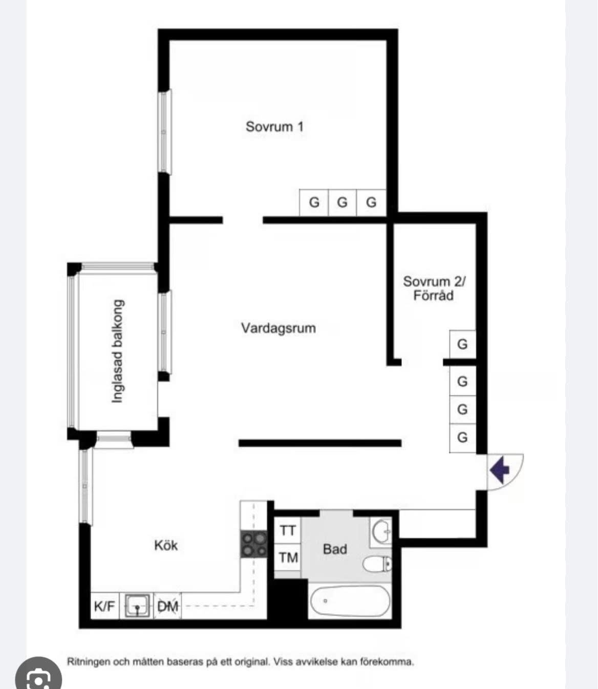 Lägenhet, 2 rooms, 65 sqm, Hägersten – bild 2