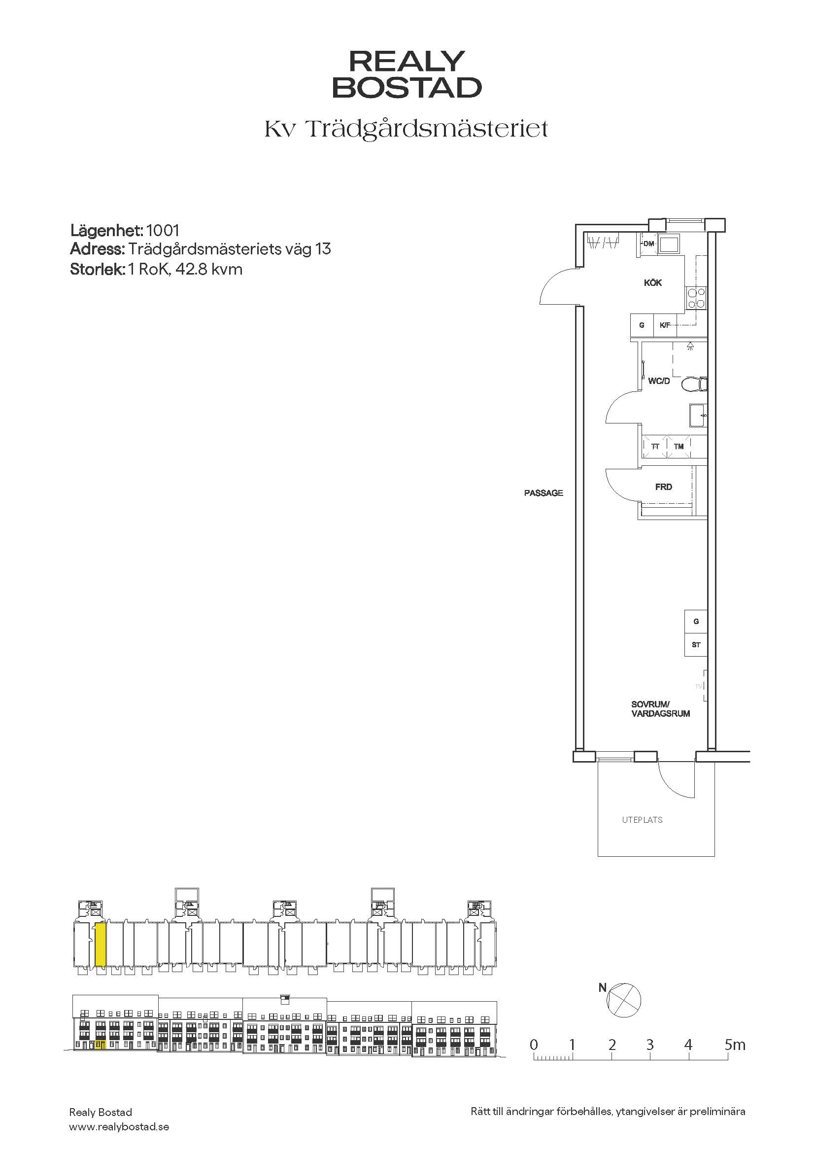 Lägenhet, 1 rooms, 42 sqm, Märsta – bild 6