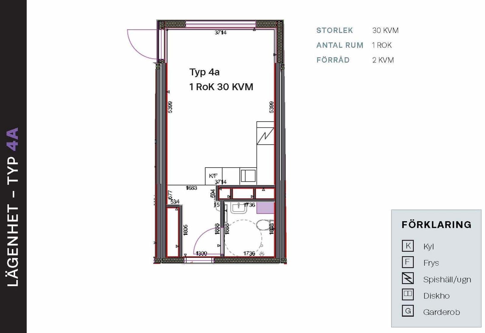1 rok · 30 m² i Östersund – bild 4