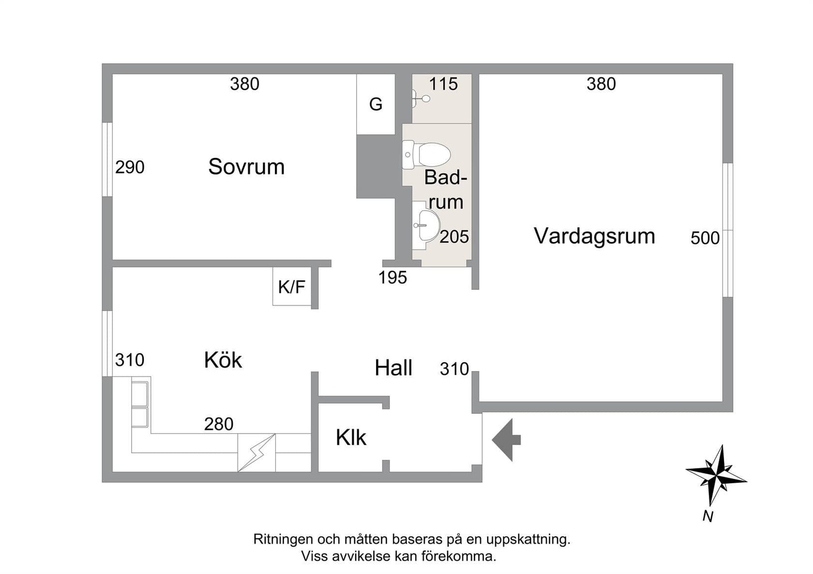 2 rok · 53 m² i Bohus – bild 2