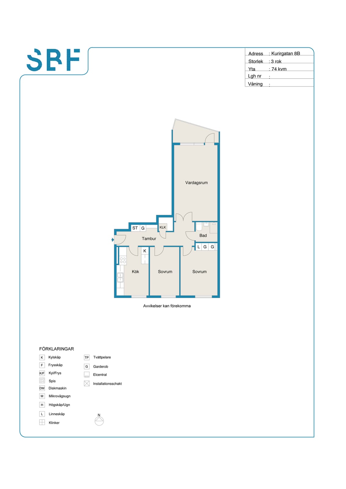 3 rok · 74 m² i Helsingborg  – bild 3