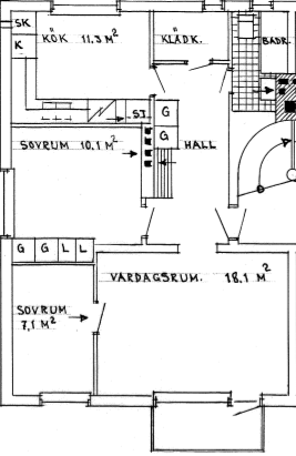 Lägenhet, 3 rooms, 64 sqm, Kristinehamn – bild 6