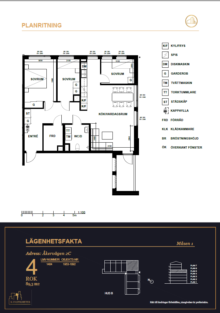 Lägenhet, 4 rooms, 89 sqm, Strängnäs – bild 8