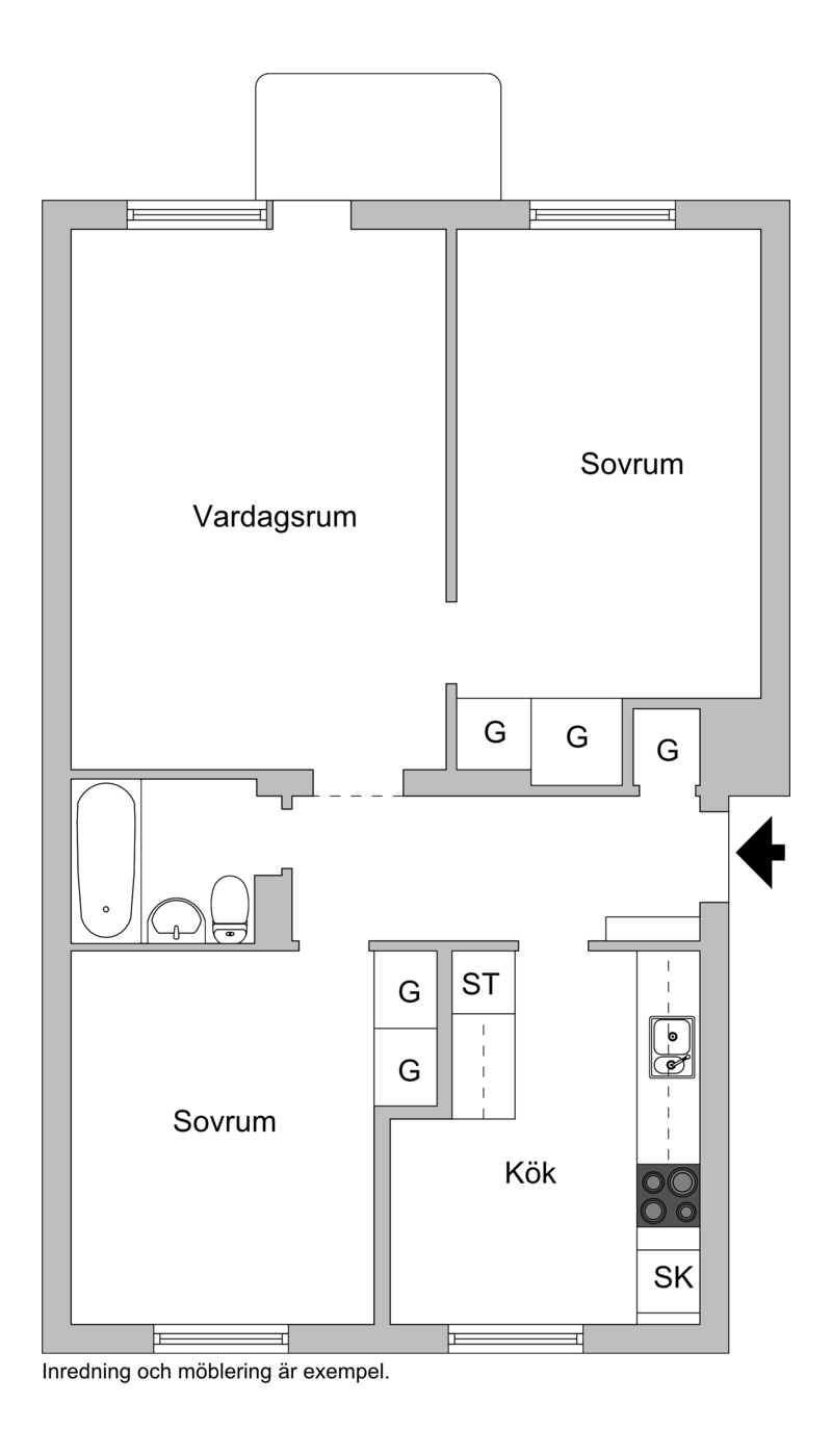 3 rok · 68 m² i Halmstad – bild 2