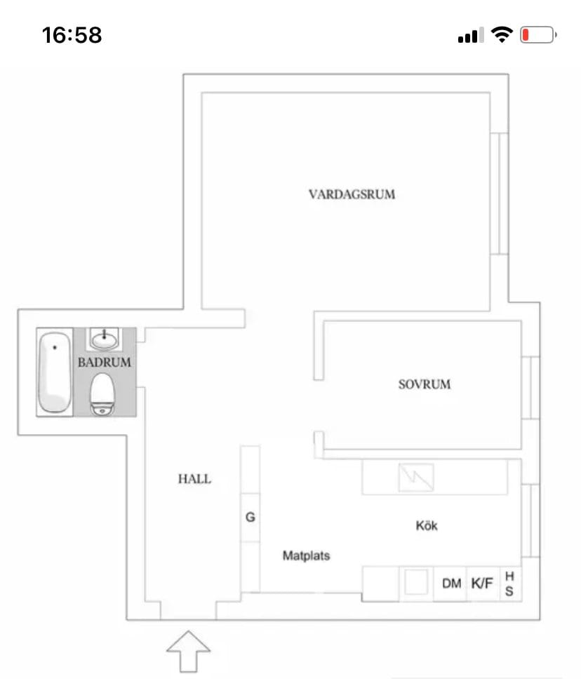 1 rok · 36 m² i Malmö