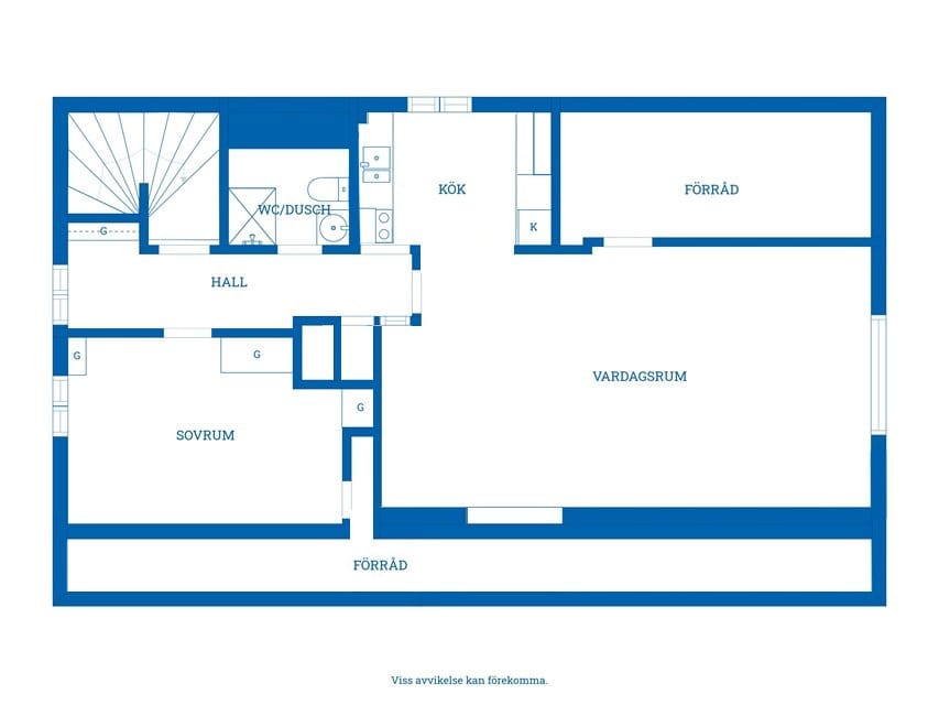 Lägenhet, 2 rooms, 75 sqm, Ålem