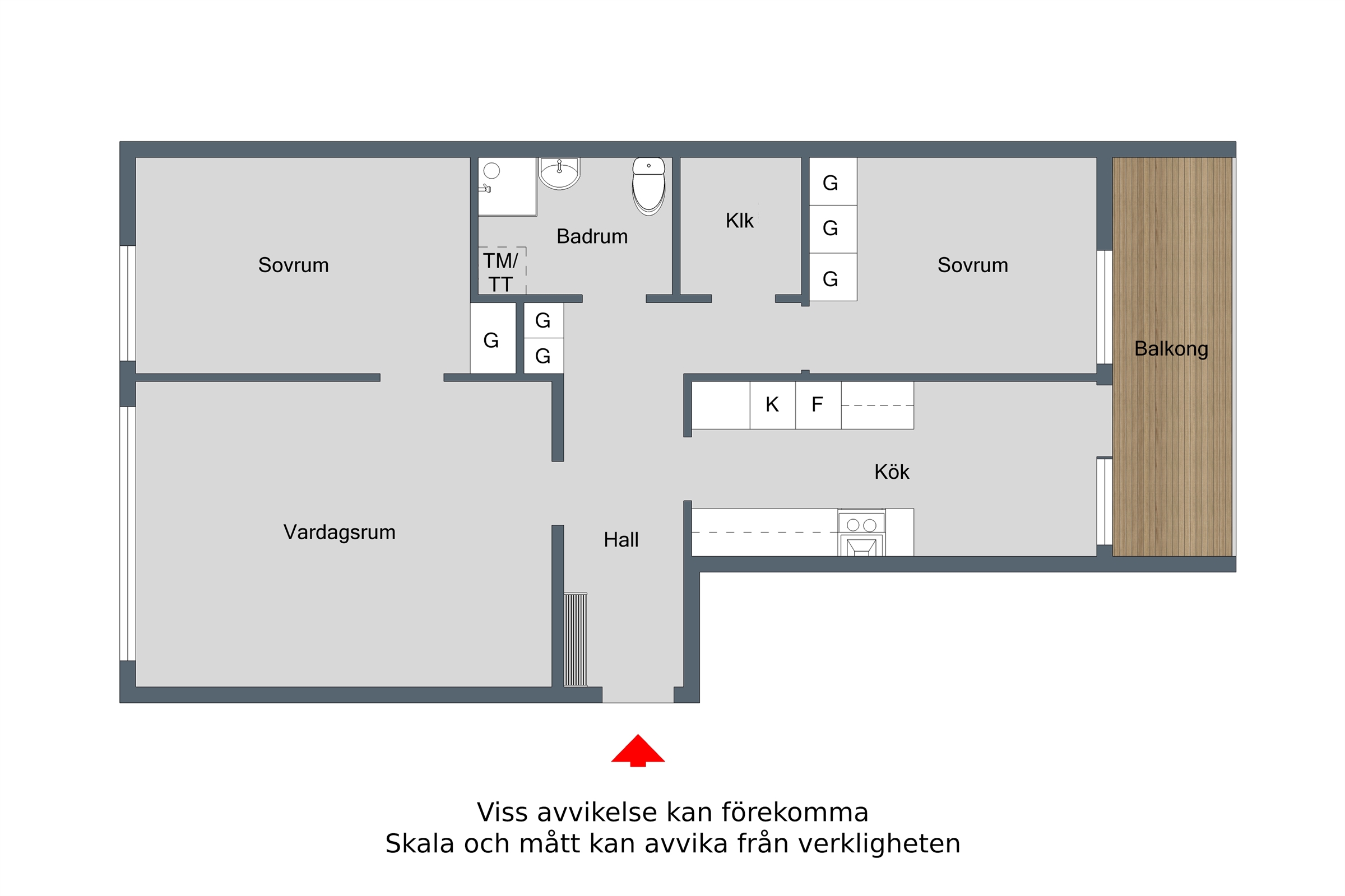 Lägenhet, 3 rooms, 82 sqm, Finspång – bild 9