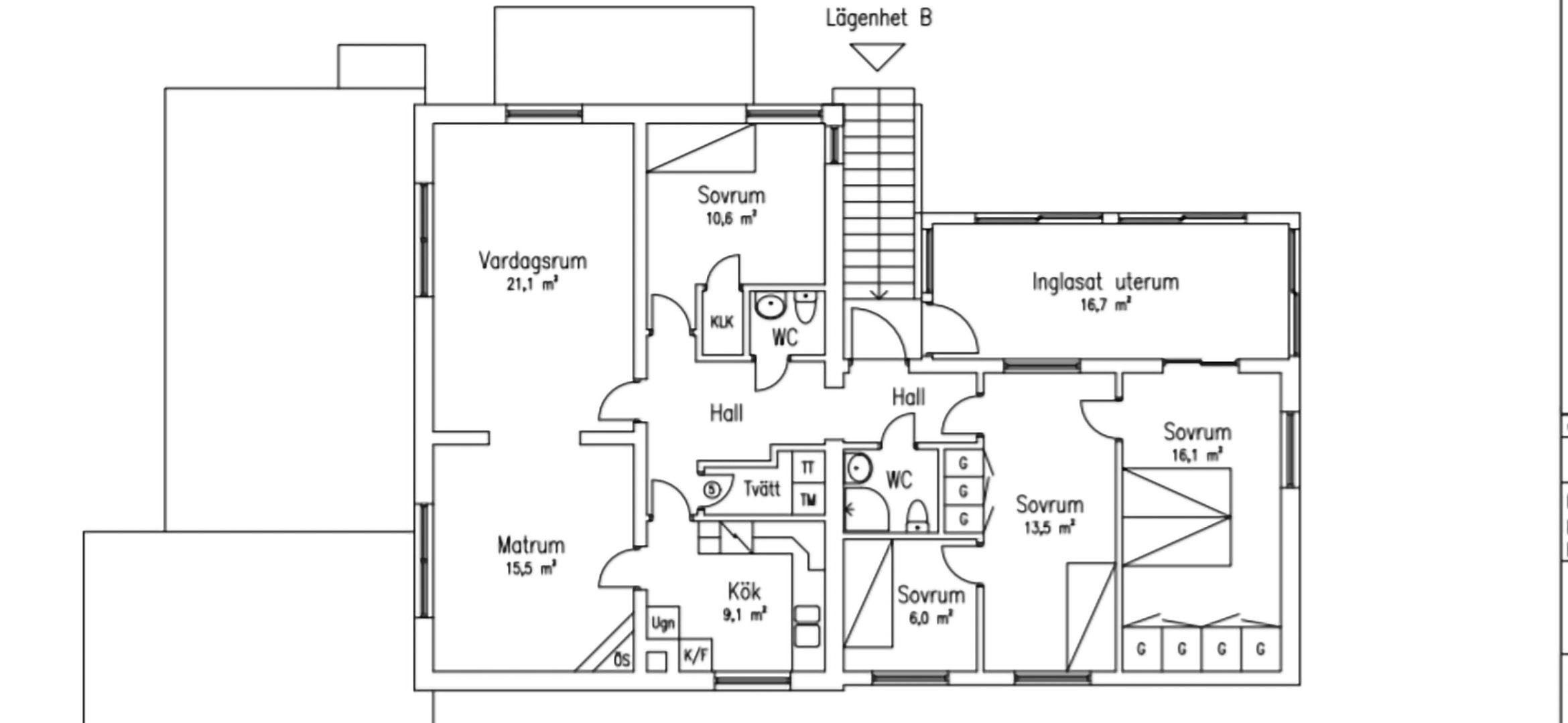 Lägenhet, 6 rooms, 120 sqm, Höör – bild 26