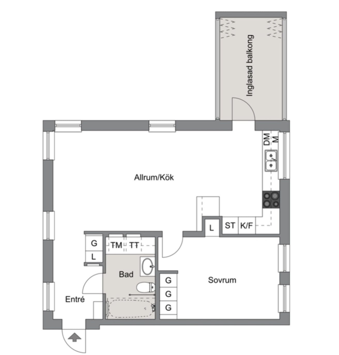 2 rok · 58 m² i Växjö
