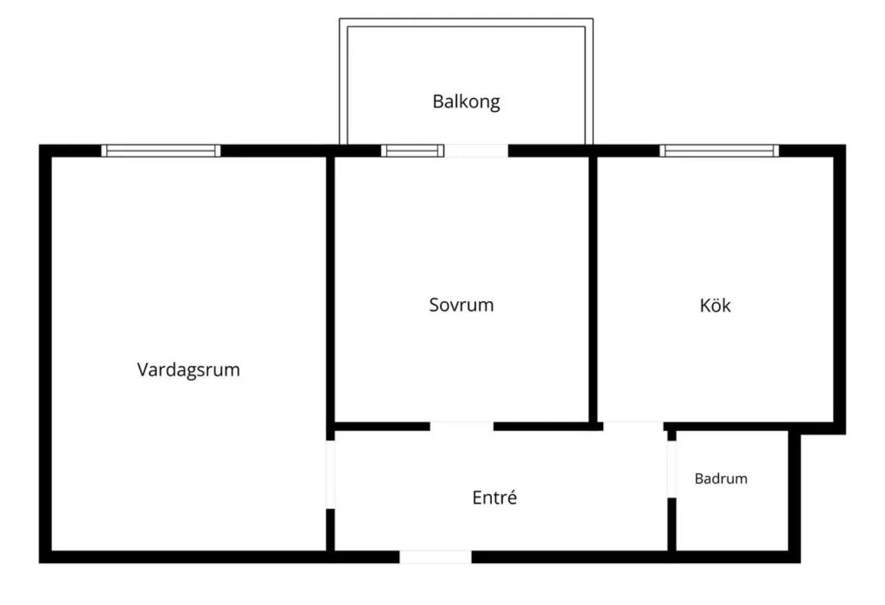 2 rok · 51 m² i Växjö – Växjö