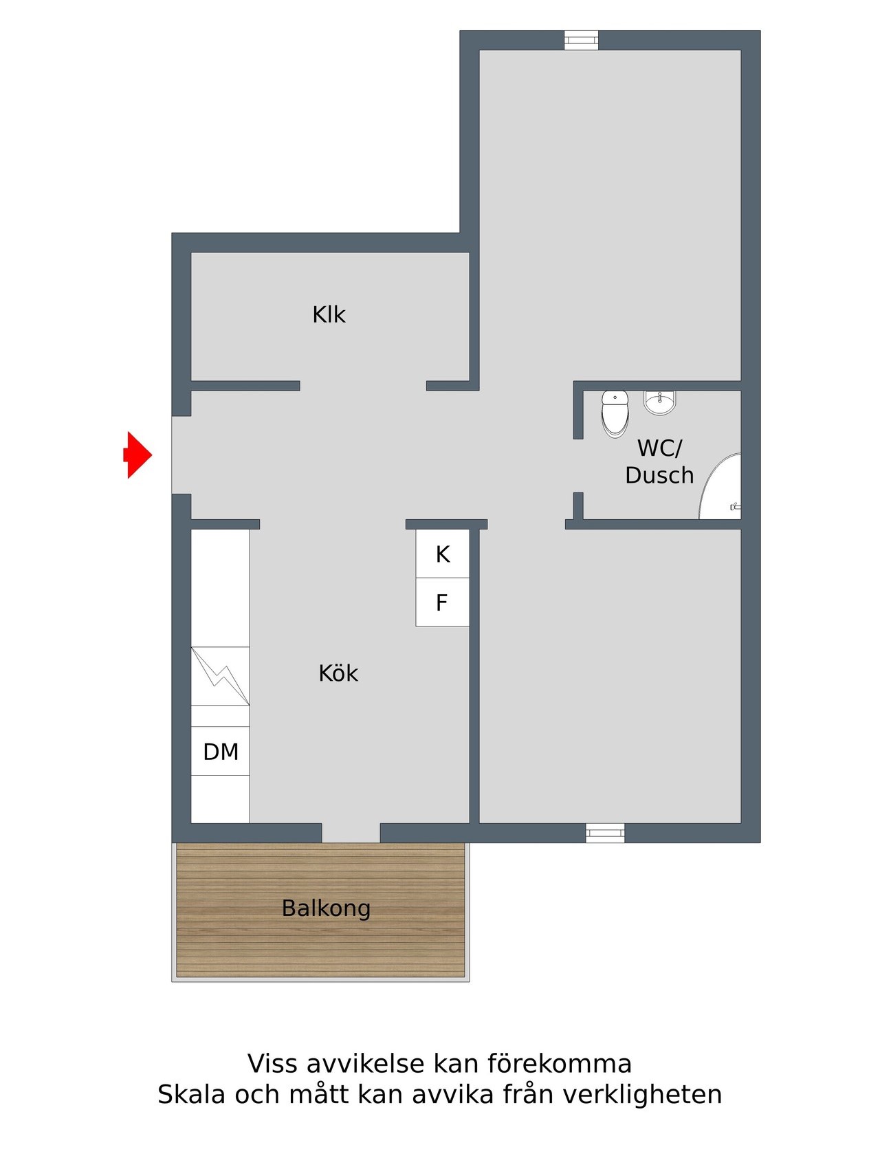 2 rok · 60 m² i Skövde – bild 5