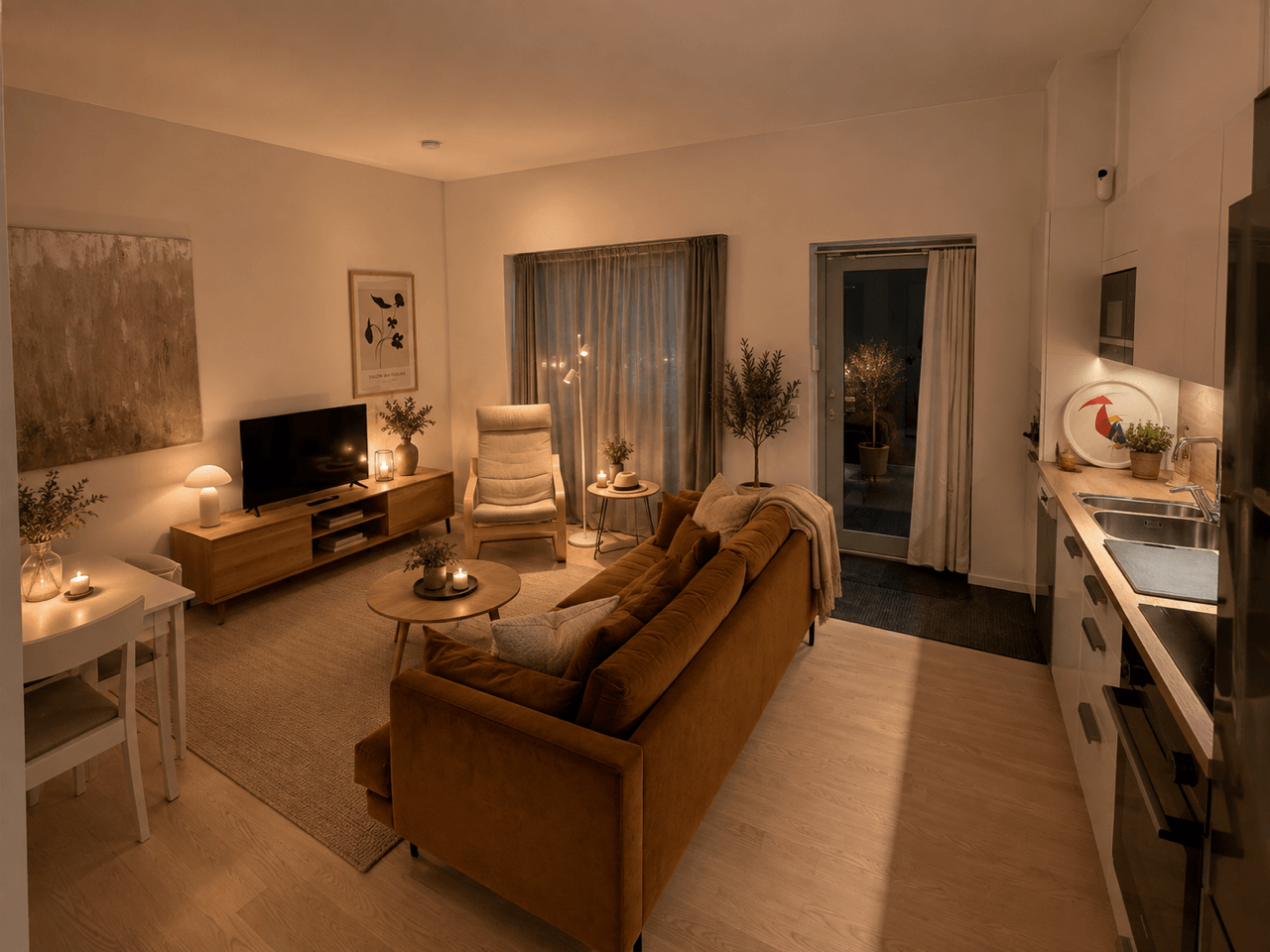 2 rok · 35 m² i Beddingestrand – bild 2