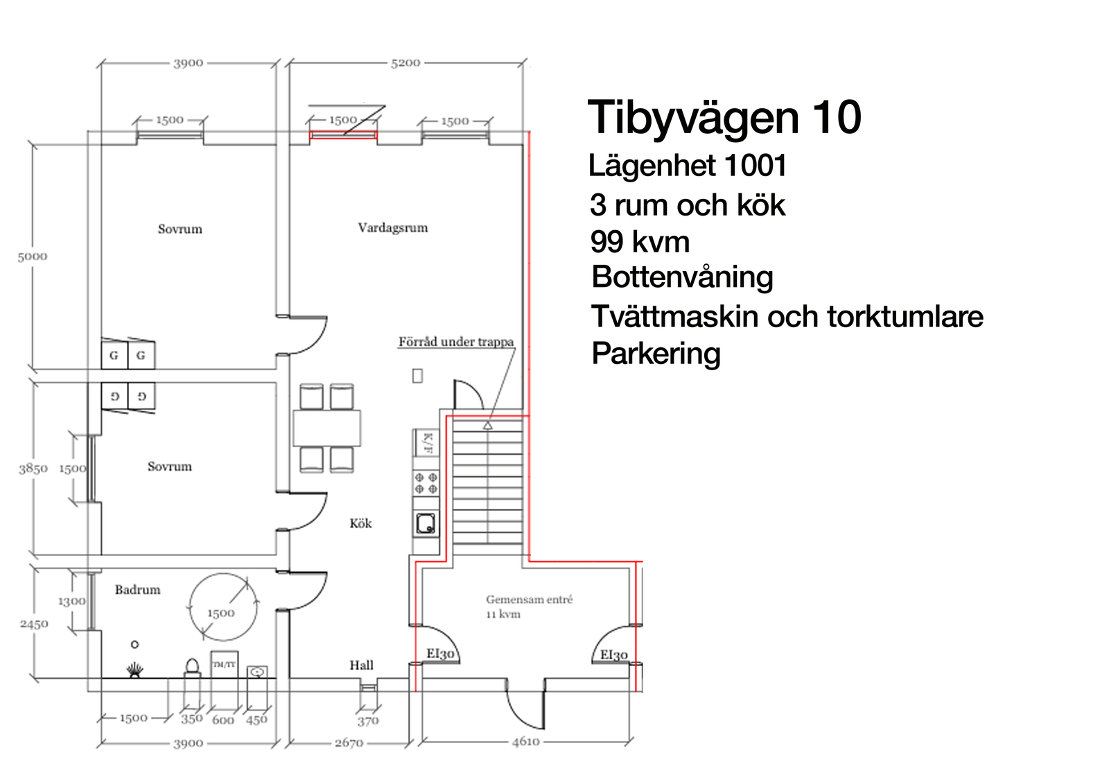 3 rok · 87 m² i Örbyhus – bild 2