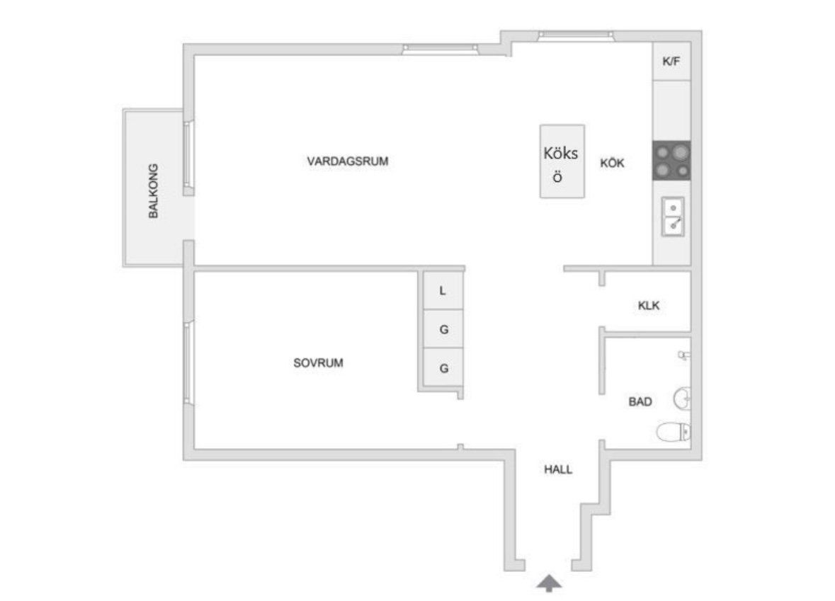 Lägenhet, 2 rooms, 59 sqm, Sundbyberg – Sundbyberg