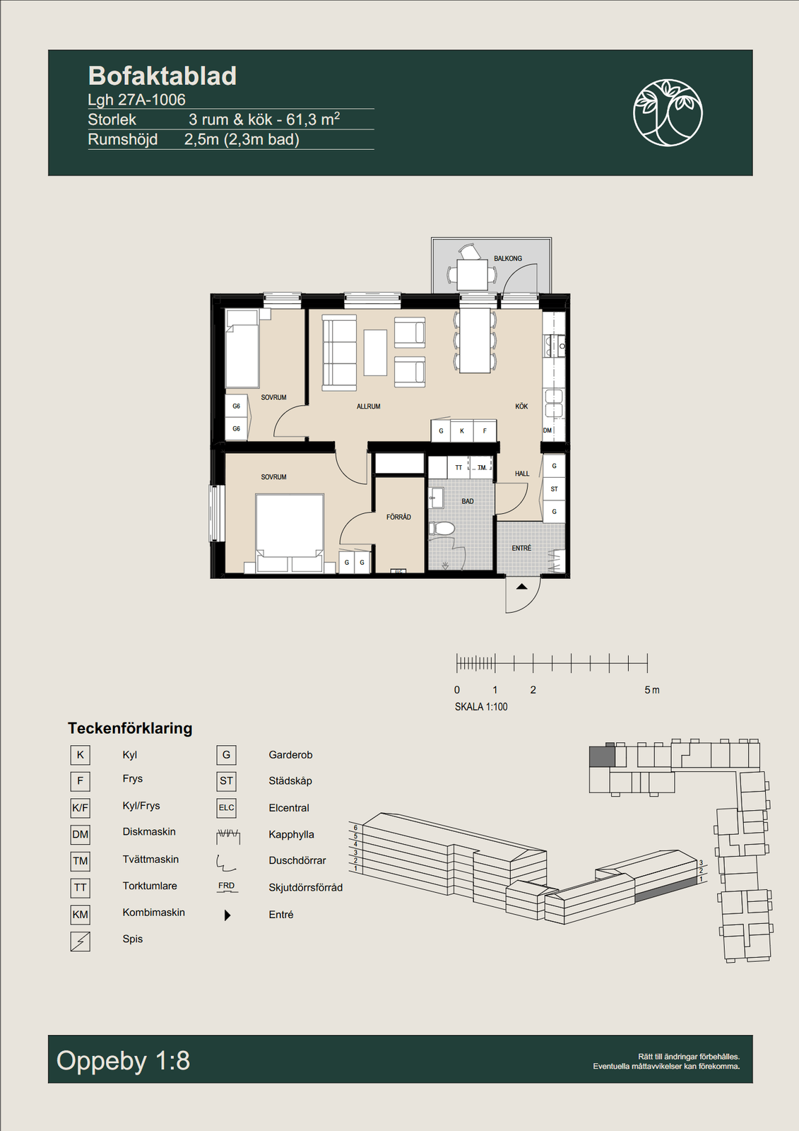 3 rok · 61 m² i Nyköping – bild 10