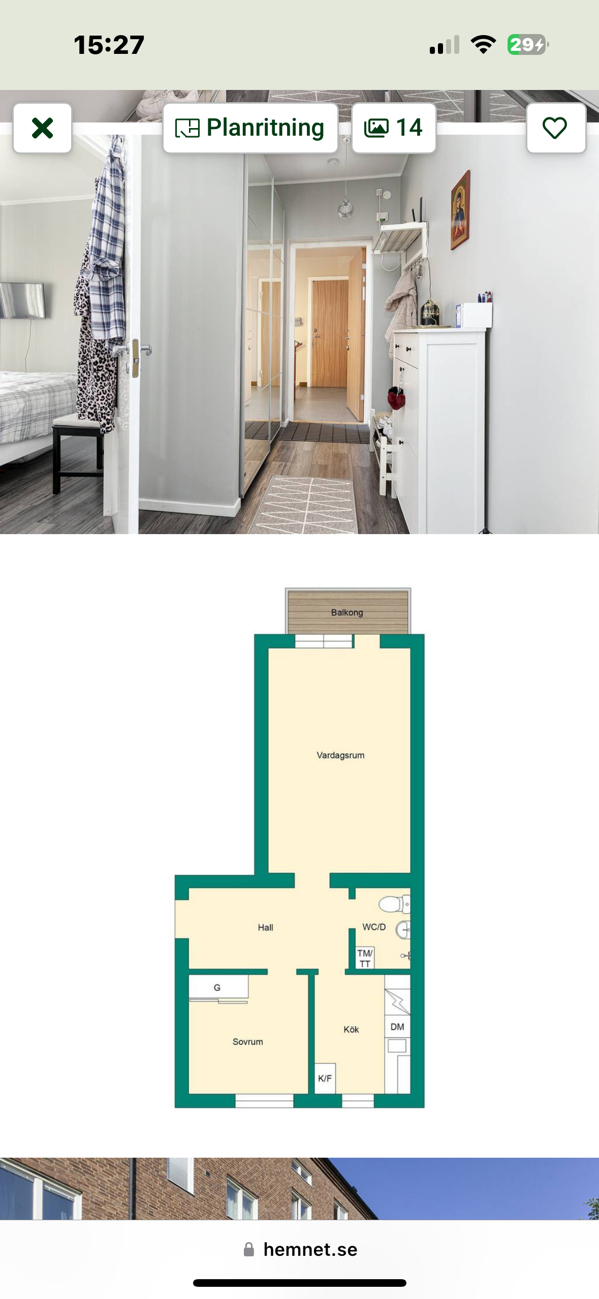 Lägenhet, 2 rooms, 44 sqm, Helsingborg – bild 16